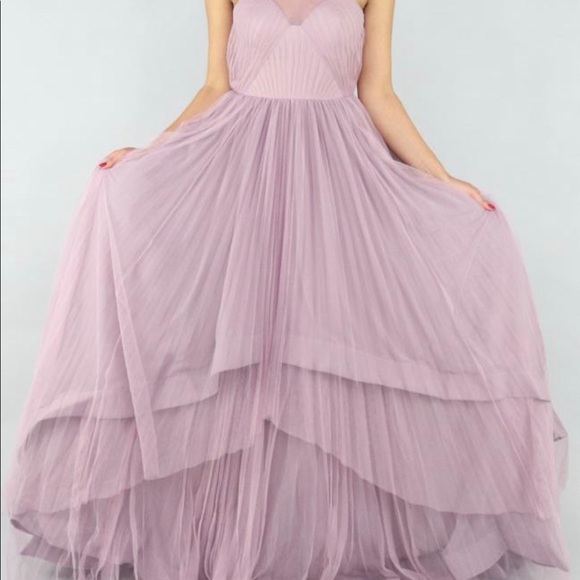 Bariano Australia Dusty Lavender Gown - Picture 3 of 4